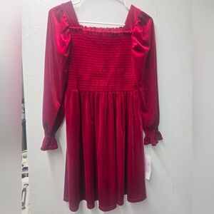 YXL Bonnie Jean Velvet Dress